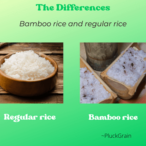 Difference of bamboo rice and Regular Rice